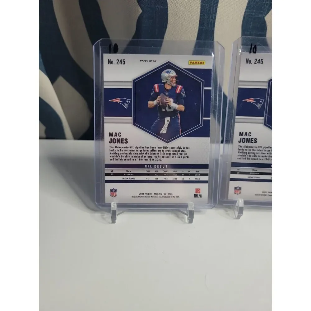 2021 Mosaic Football Mac Jones Rookies # 245 - Picture 6 of 8